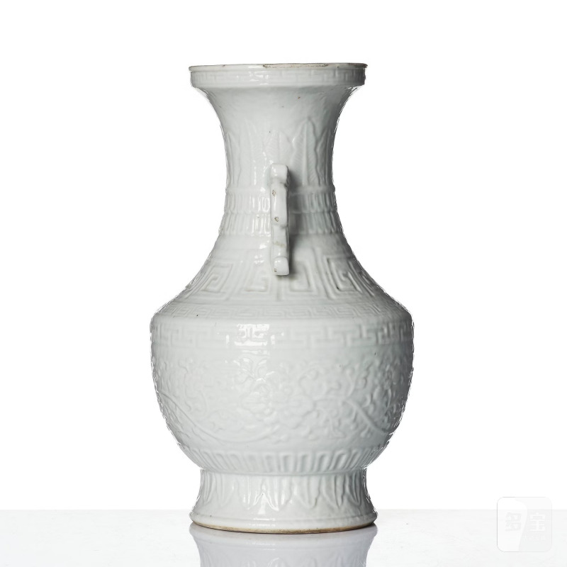 A blanc de chine 'lotus' vase, - 图2